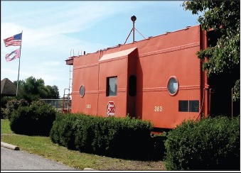 Word was received that Gravette's vintage caboose has been named to National Register. 