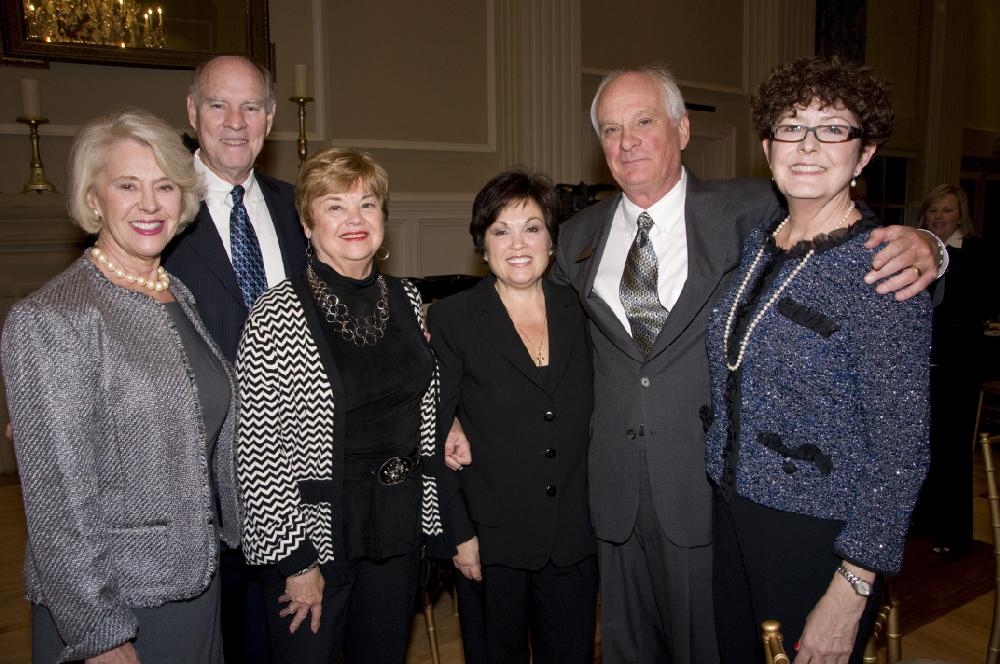 Arkansas Democrat Gazette photo by Cary Jenkins
Sharon Ursery, Larry and Joyce Whitley, Sandy Landers, Tom Adams and Barbara Yates