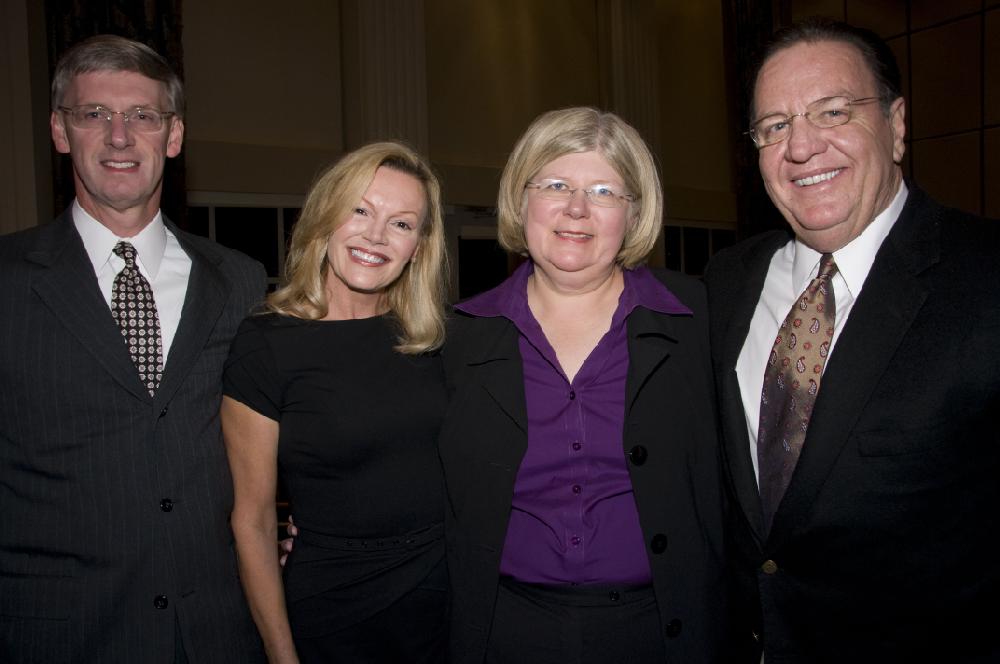 Arkansas Democrat Gazette photo by Cary Jenkins
Chuck and Kaye Cummings with Sandy Bradley and Steve Landers
