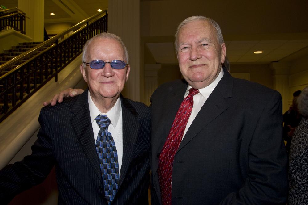 Arkansas Democrat Gazette photo by Cary Jenkins
Former Congressmen John Paul Hammerschmidt and Tommy Robinson