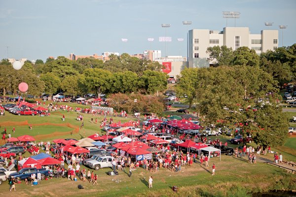 War Memorial Golf Course will be home to thousands of tailgaters come Saturday.