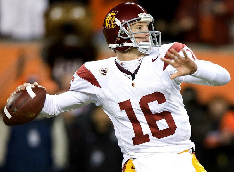 USC Trojans quarterback Mitch Mustain of Springdale might have a chance to start in Saturday’s game against Notre Dame.

