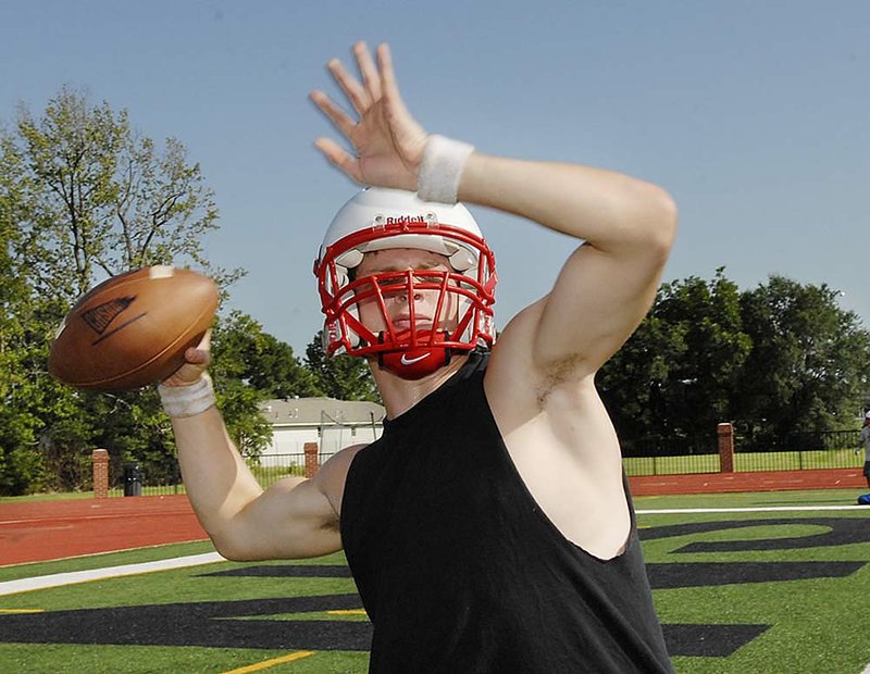 Harding quarterback Seth Keese, who also plays safety for the Wildcats, has a total of 8,809 career yards rushing and passing.

