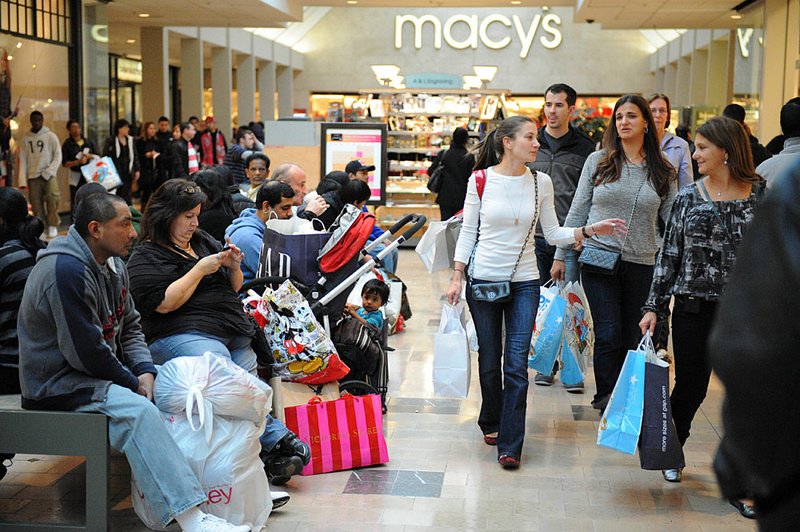 Willowbrook Mall in Wayne, N.J., was crowded Friday. 