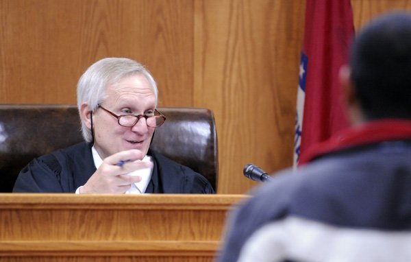 Stanley Ludwig talks during arraignment hearing in a 2010 file photo.