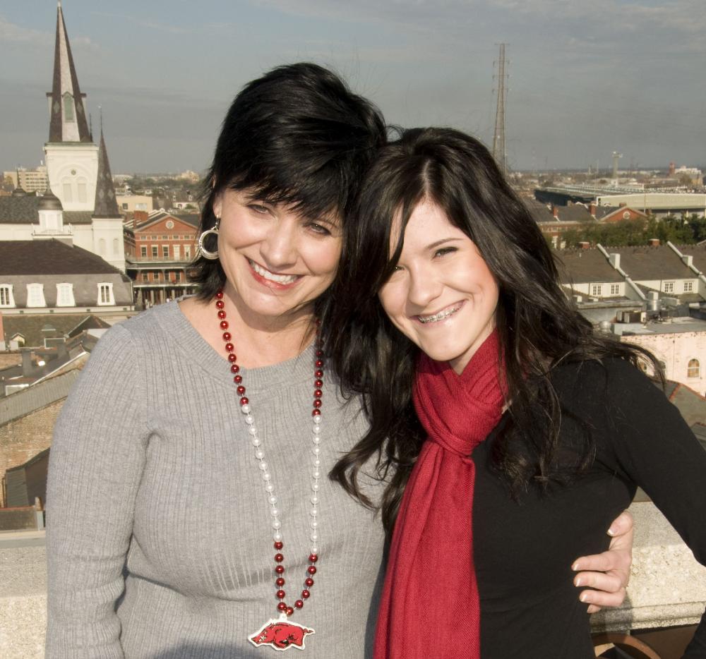 Arkansas Democrat Gazette photo by Cary Jenkins
At the top of the observation deck at the Omni Royal, St. Louis Cathedral can be seen in the background