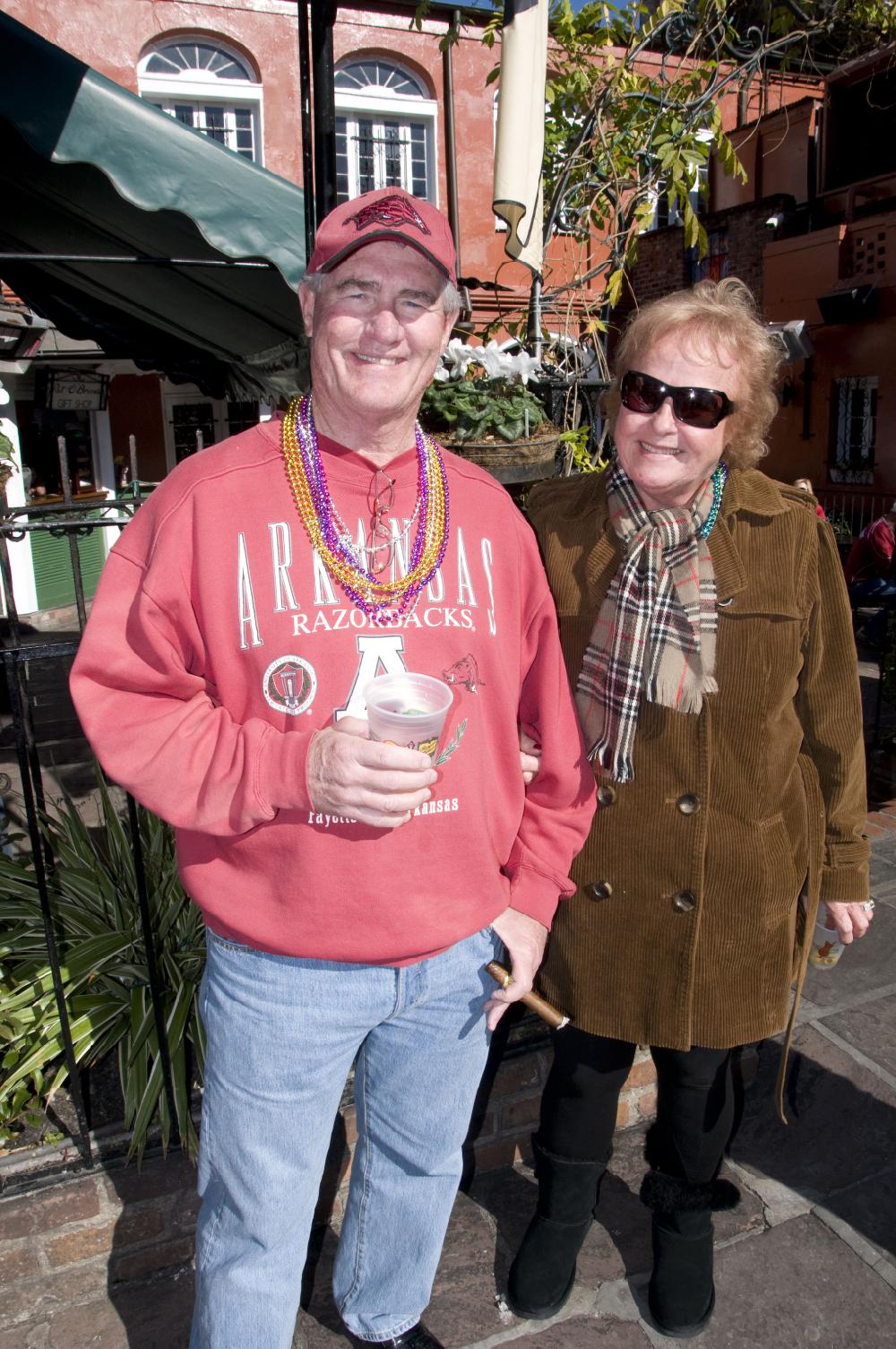 Arkansas Democrat Gazette photo by Cary Jenkins
Hog Fans at Pat O's