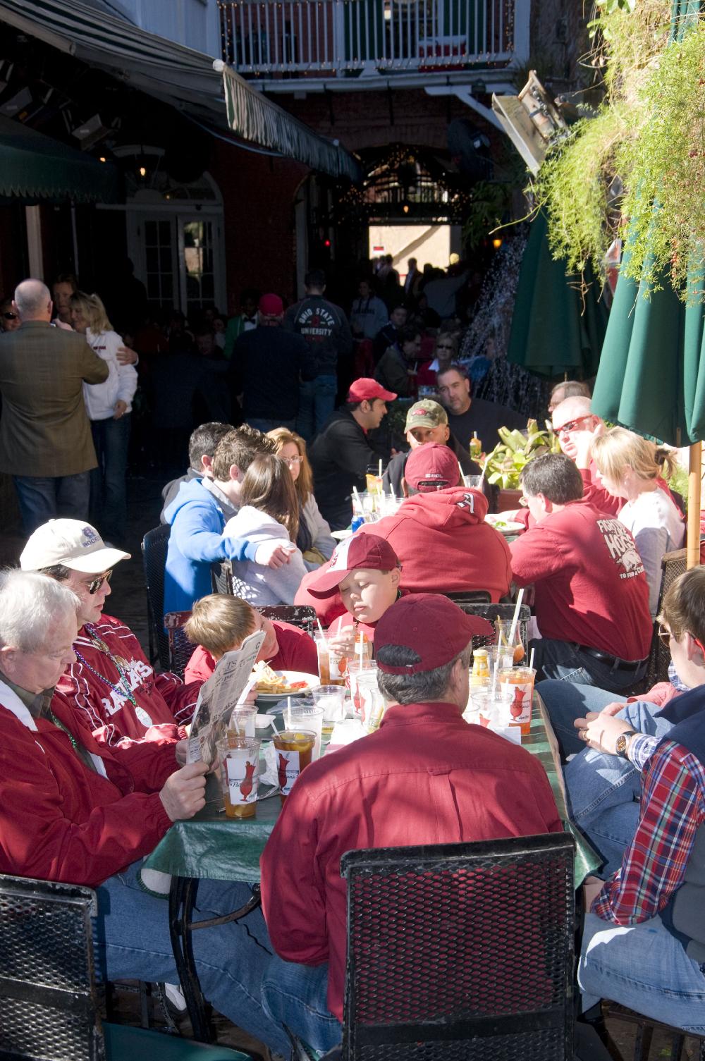 Arkansas Democrat Gazette photo by Cary Jenkins
Hog Fans at Pat O's