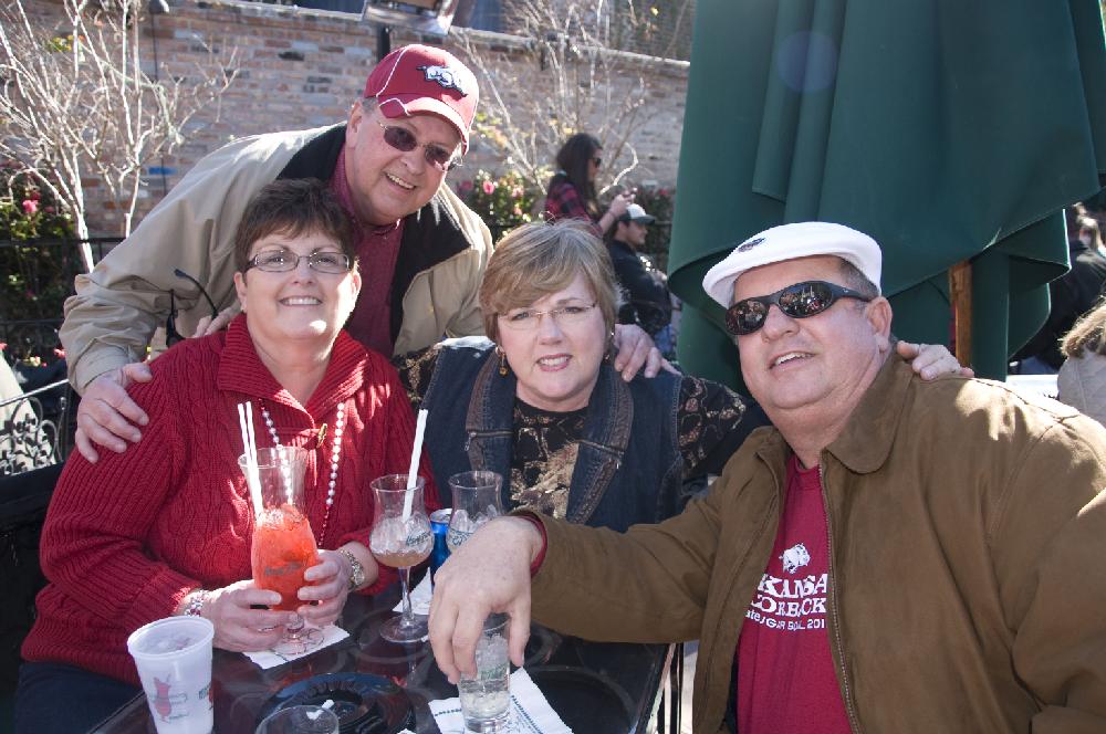 Arkansas Democrat Gazette photo by Cary Jenkins
Hog Fans at Pat O's