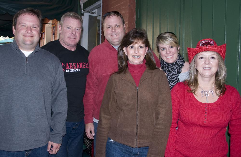 Arkansas Democrat Gazette photo by Cary Jenkins
Hog Fans at Pat O's