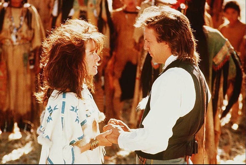 Kevin Costner and Mary McDonnell starred in Dances With Wolves, which won seven Academy Awards, including Best Picture. 