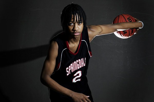  Springdale High’s Mytaah Crawford is averaging 9.4 points per game in 7A-West Conference play this season.
