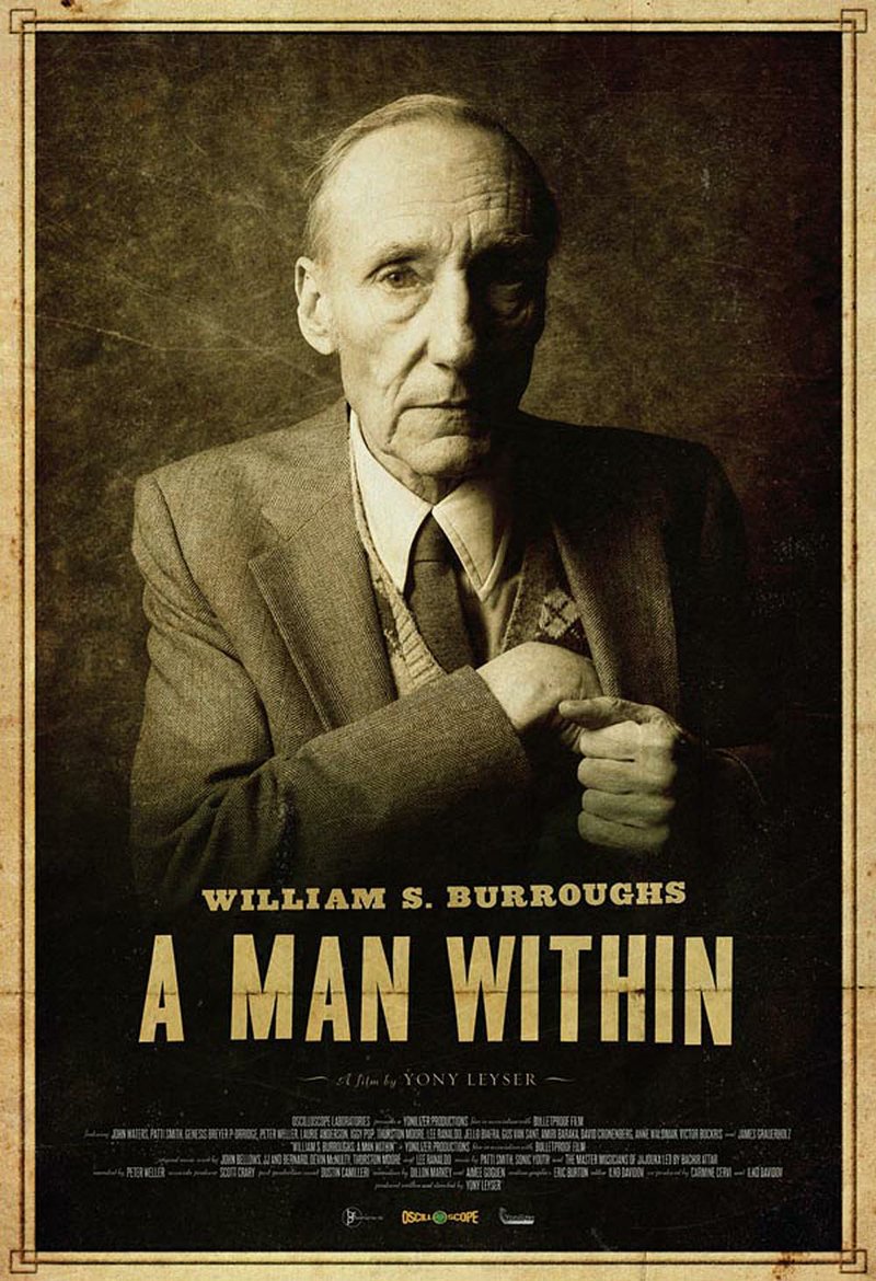 A film about William S. Burroughs, A Man Within, has been released on DVD. 