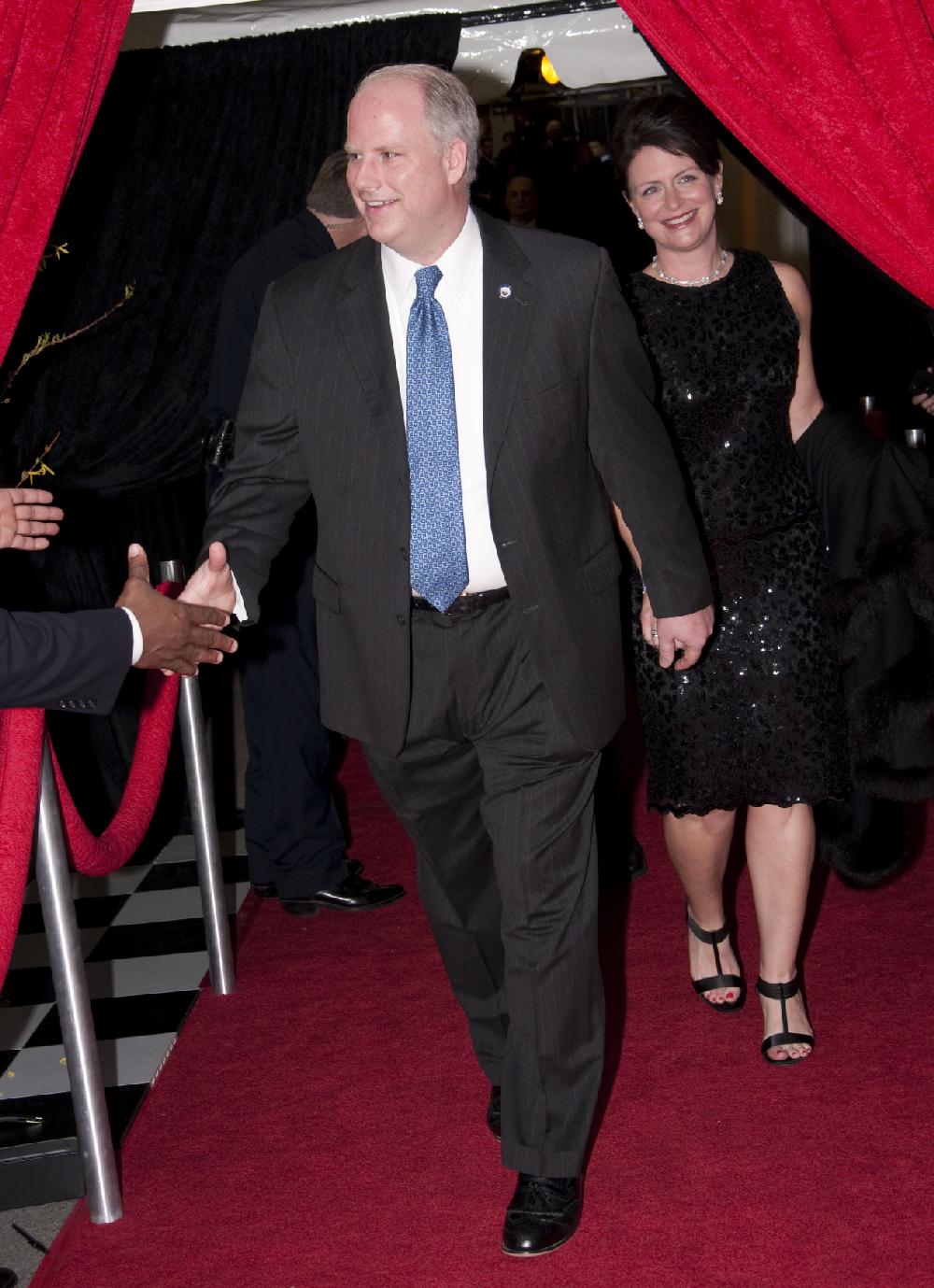 Arkansas Democrat Gazette photo by Cary Jenkins 2/19/2011
Attorney General Dustin McDaniel and his wife, Bobbi
