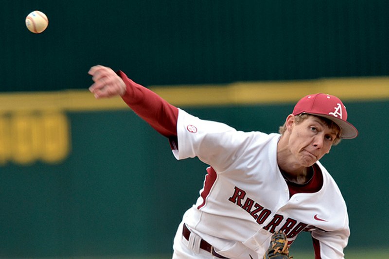 Arkansas pitcher Ryan Stanek gave up 3 hits, struck out 2 and walked 1 in 5 2/3 innings, helping the Razorbacks hold off Utah 3-2 on Friday at Baum Stadium in Fayetteville.

