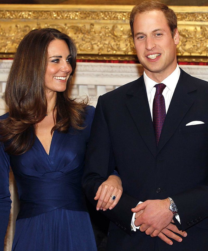 In this Nov. 16, 2010 file photo, Britain's Prince William and his fiancee Kate Middleton are seen at St. James's Palace in London, after they announced their engagement. Prince William and Kate Middleton will marry April 29, 2011 in Westminster Abbey, the historic London church where Princess Diana's funeral was held, royal officials said Tuesday, Nov. 23, 2010. 