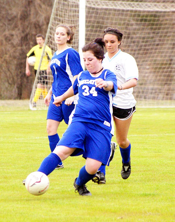 Mercedi Launders played in the game against Bergman at Harrison on March 22.