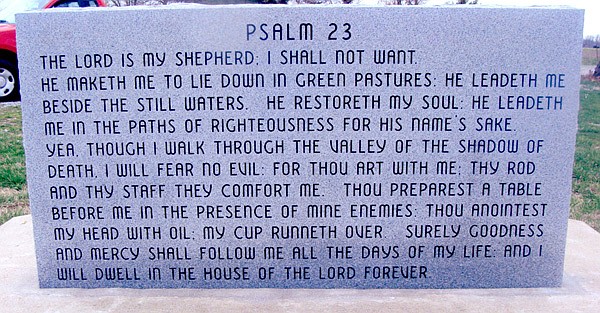 Mayor Charles Linam would like to raise money to install a monument in the Decatur City Cemetery similar to this one in the Falling Springs Cemetery.