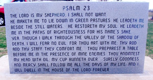 Mayor Charles Linam would like to raise money to install a monument in the Decatur City Cemetery similar to this one in the Falling Springs Cemetery.