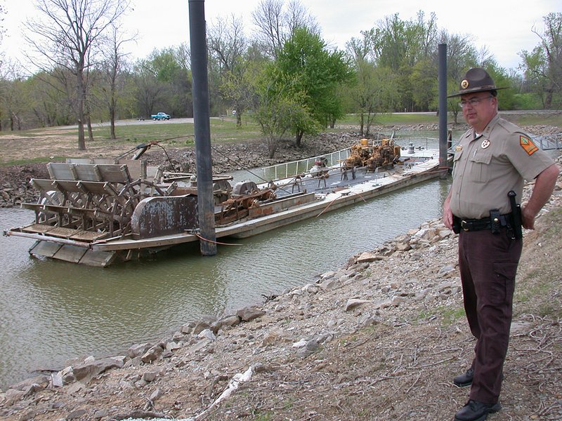 The Arkansas Department of Parks and Tourism is offering the remains of the battered Mary Woods No. 2 paddle boat for sale, although Jacksonport State Park Superintendent Mark Ballard said Thursday that he plans to keep a few pieces for future display.

 

