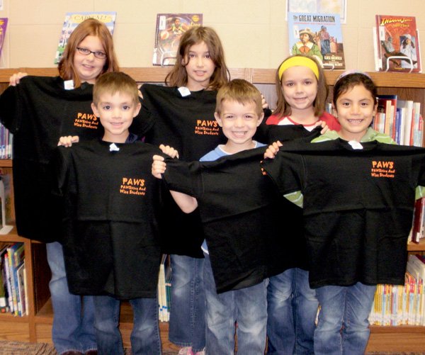 PAWS Students at Gravette were Macayla Foster, Logan Smith, MaKenna Anderson, Joshua Welty, Reese Hamilton and Julissa Sanchez. 