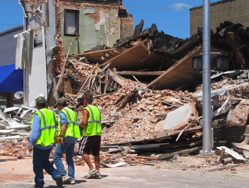 VIDEO Girl dies in building collapse in Morrilton The Arkansas