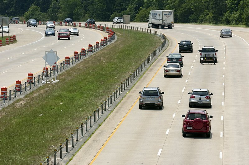 The Arkansas Highway and Transportation Department is planning to install nearly 120 miles of median cable barriers much like the ones seen here on Interstate 430 in Little Rock at 13 highway sites around the state. 