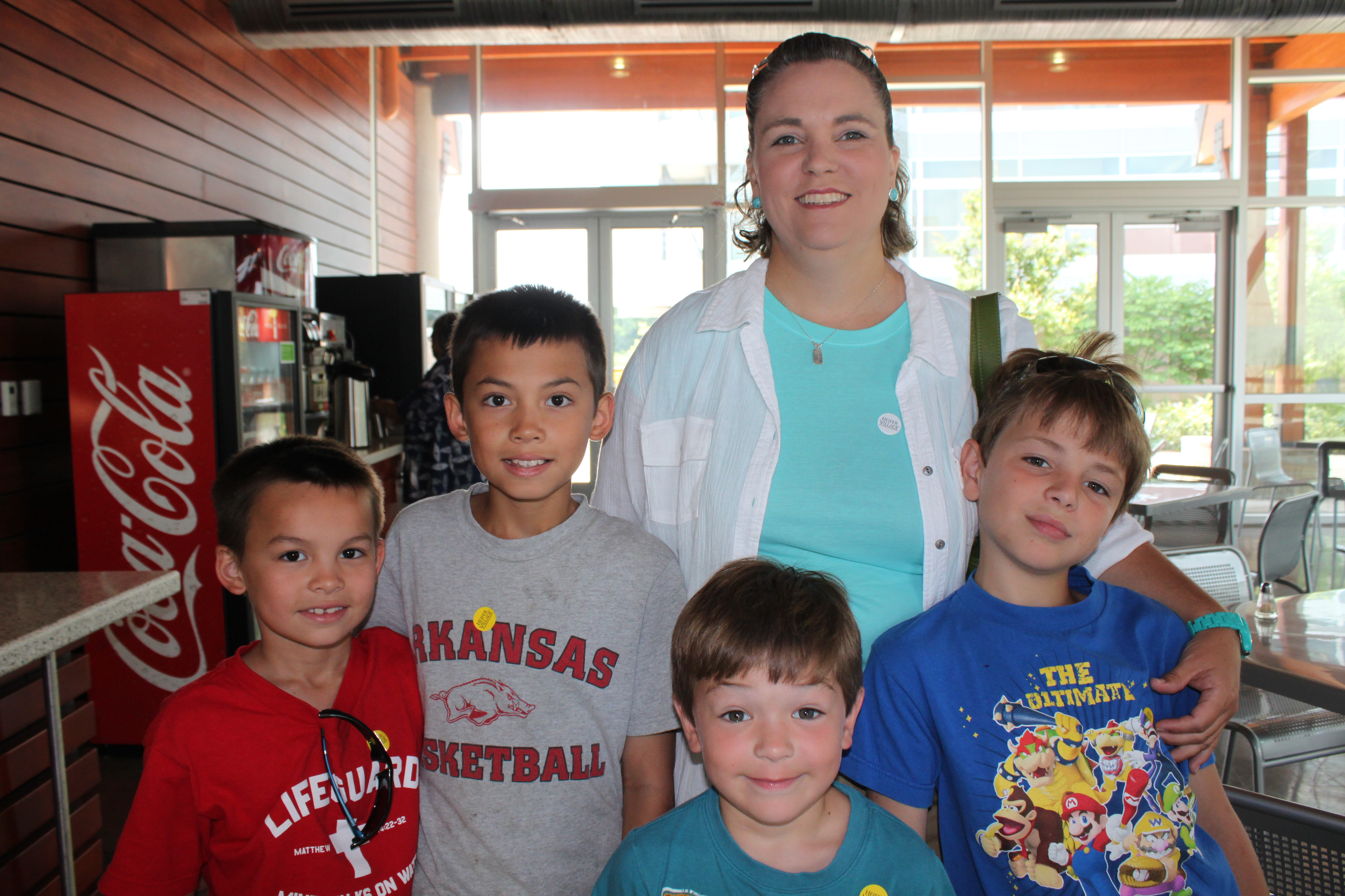 Michael Lee, Benjamin Lee, Mary Beth Benafield, Cole Benafield and Wil Benafield