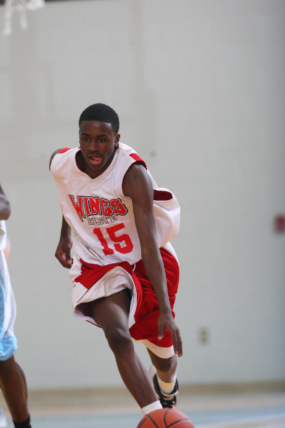 7/6/11
Arkansas Democrat-Gazette/STEPHEN B. THORNTON
Montgomery TarHeels versus Arkansas Wings Elite during their AAU basketball game Wednesday afternoon at Philander Smith College.
