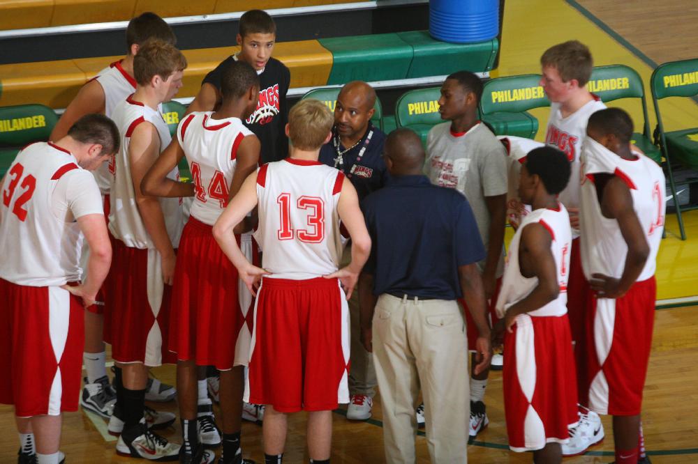7/6/11
Arkansas Democrat-Gazette/STEPHEN B. THORNTON
Montgomery TarHeels versus Arkansas Wings Elite during their AAU basketball game Wednesday afternoon at Philander Smith College.