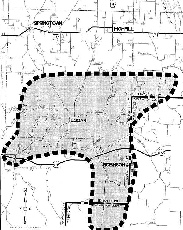 Submitted map indicates a broad scoping area and is to help generate interest — areas may or may not be feasible once the project is studied.