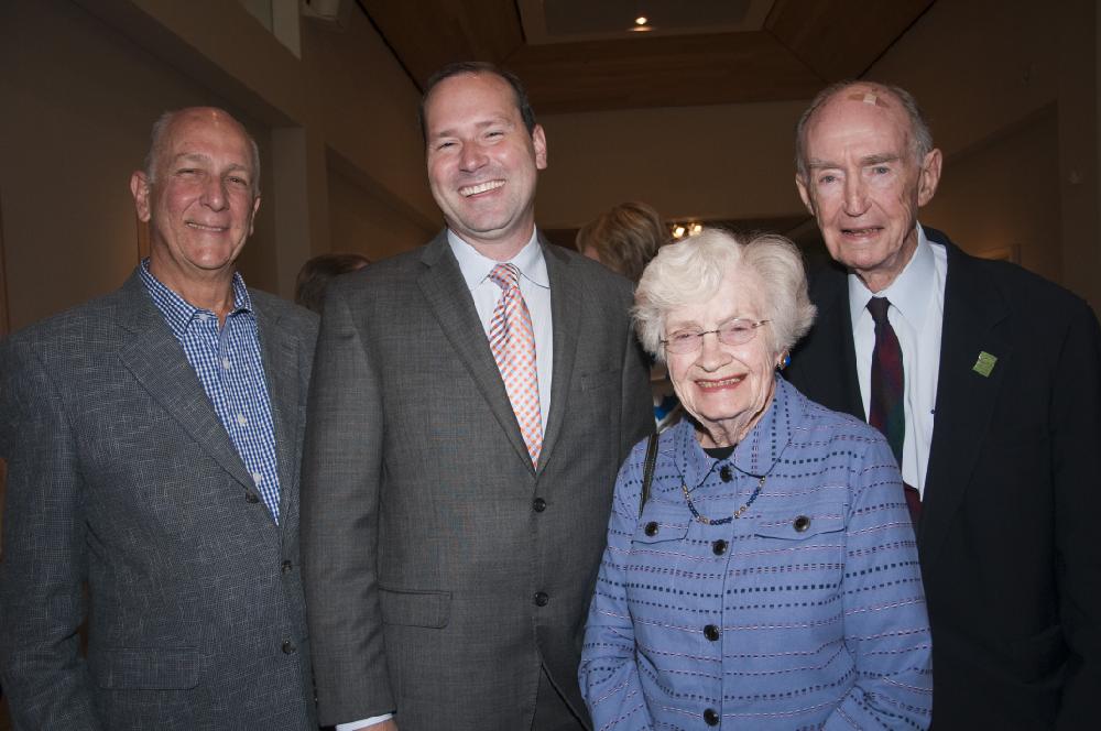 Arkansas Democrat Gazette Photo/CARY JENKINS
Jim Conner, Executive Director Todd Herman, and Betty and Bill Terry