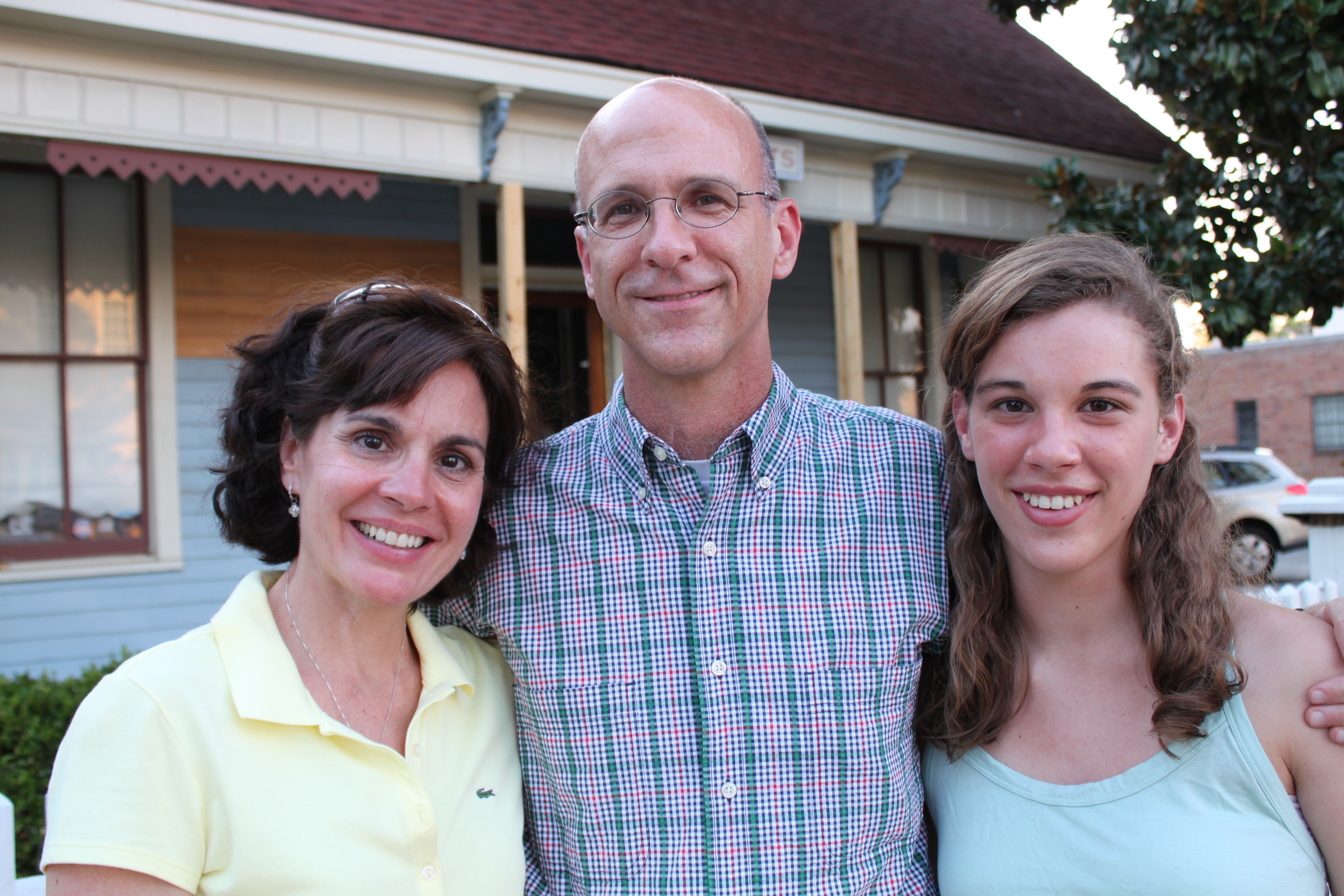 Laura, Jeff and Helen Hathaway