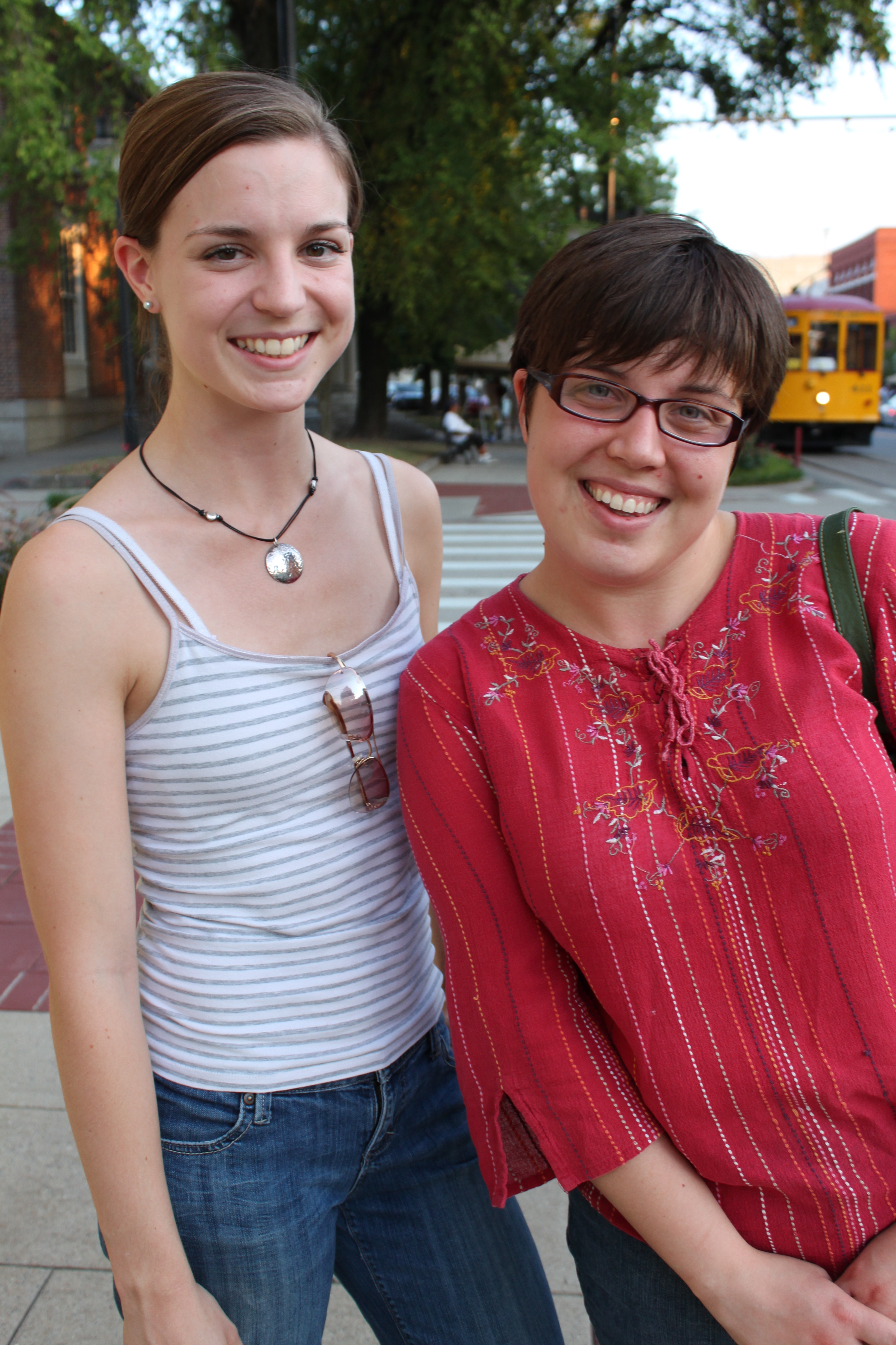 Sara Lahr and Ann Gevock