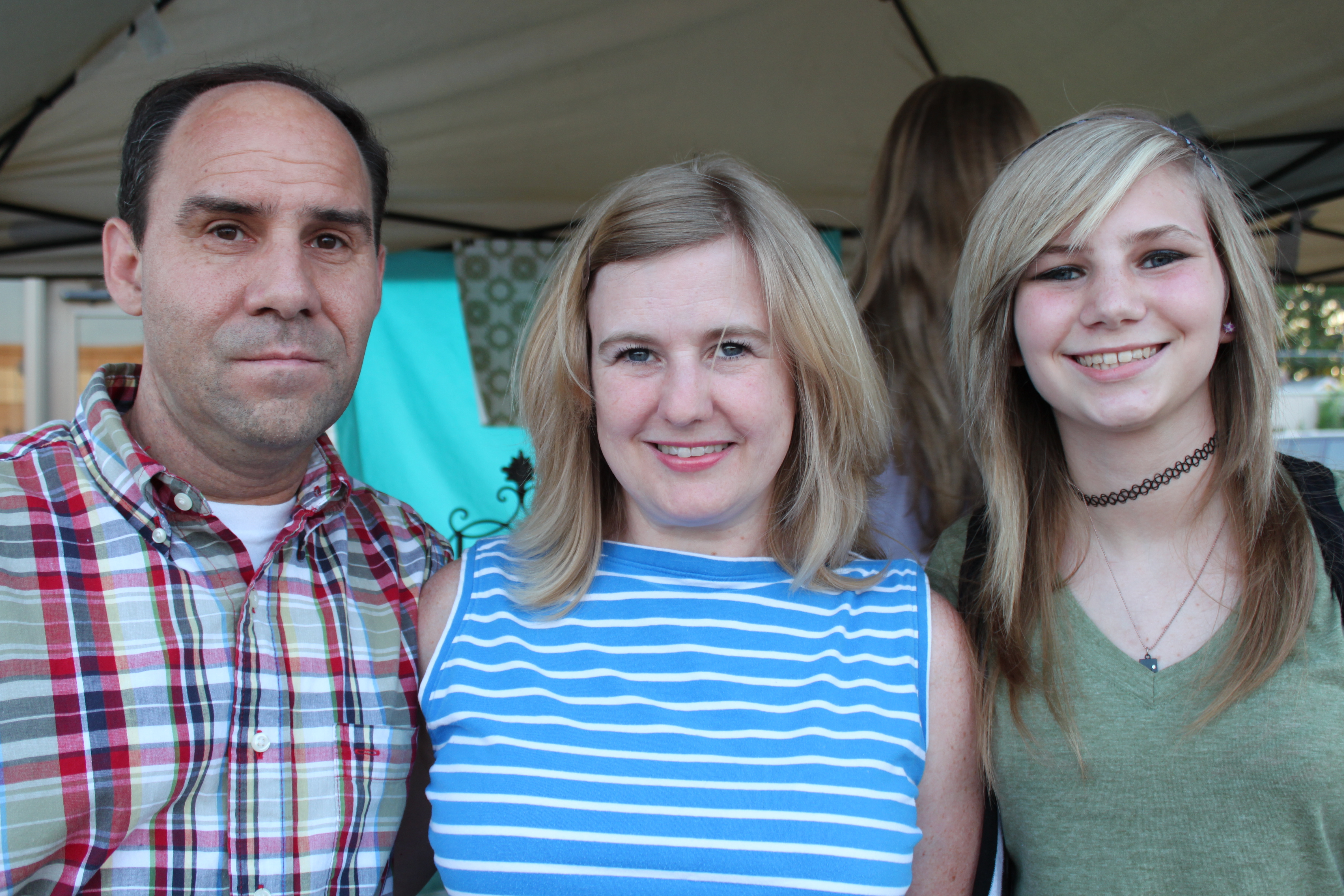 John Henderson, Terri Poposky and Stephanie Poposky