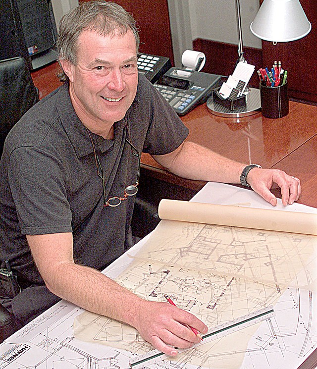 Collins Haynes, seen in this 2002 file photo, designed more than 4.7 million square feet of constructed space in Northwest Arkansas.