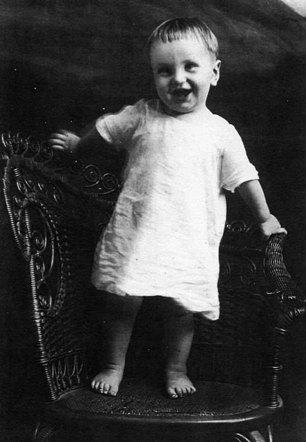 Joseph McMillan was winner of the 1920 Gravette Celebration Pretty Baby Contest.
