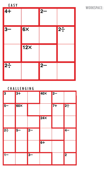 Ken Ken puzzle for Aug. 17