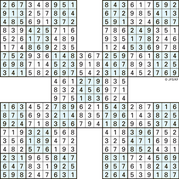 Sudoku puzzle answers for Aug. 17