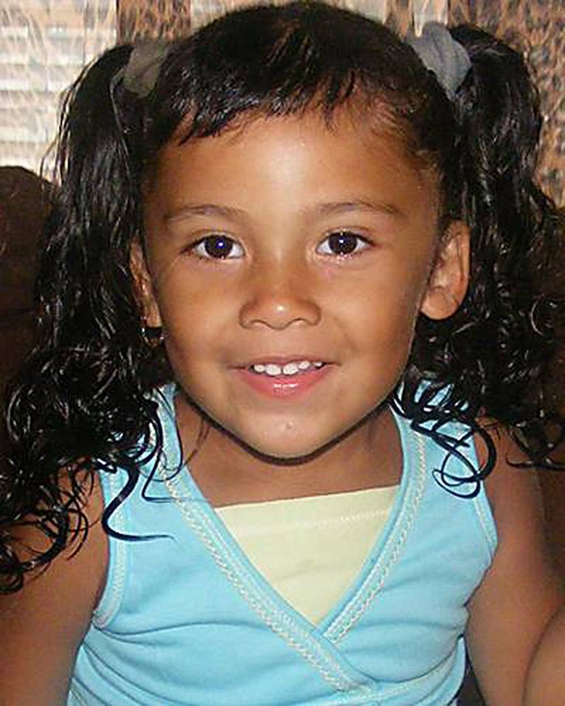  An undated photo provided by the National Center for Missing and Exploited Children shows Breeann Rodriguez. Authorities say Shawn Morgan has confessed to suffocating Rodriguez, a 3-year-old neighbor girl who had been playing in his pool. 