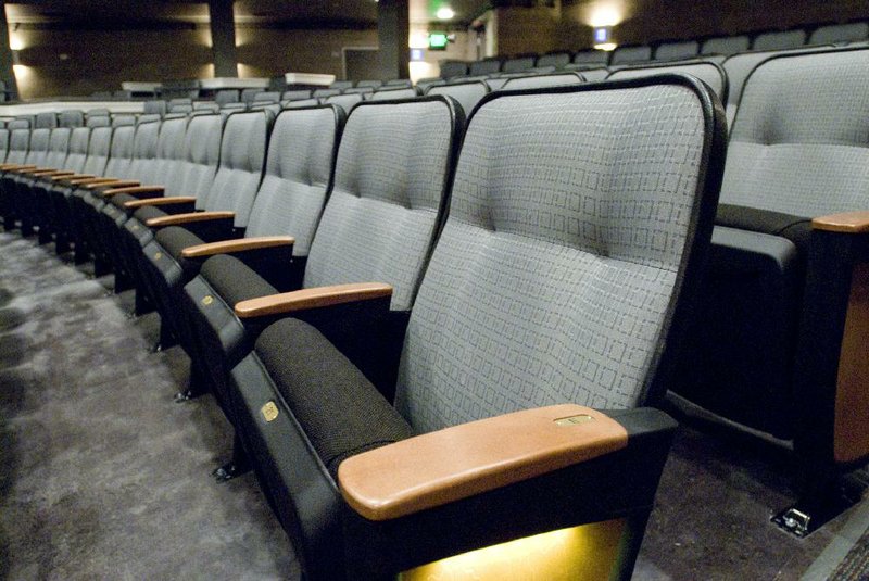 Guests will sit in all-new seating located throughout the theater the newly renovated Arkansas Reperatory Theatre.  The Rep has undergone an extensive renovations since June.