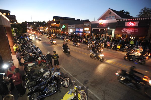 Thousands gather annually for the Bikes, Blues & BBQ rally, which is one of the largest in the country. It begins Wednesday and continues through Oct. 1 at several venues in Northwest Arkansas.

