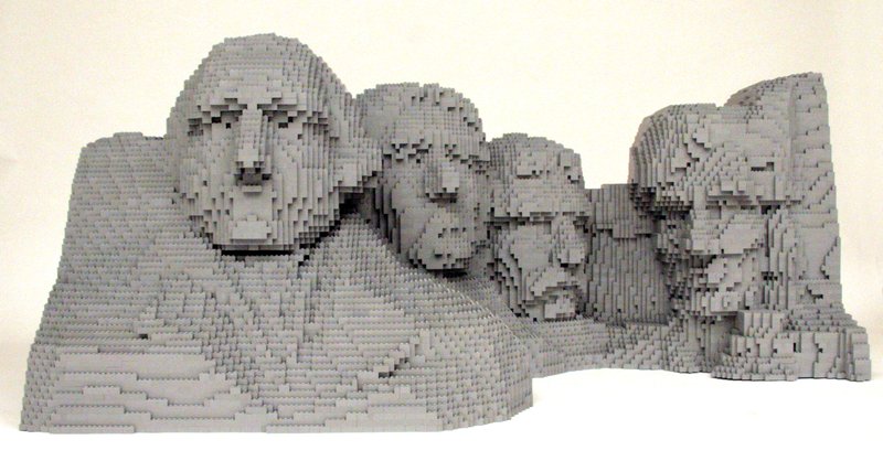 VIDEO: LEGO sculptures to