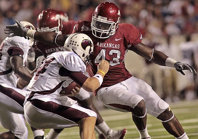 Tenarius “Tank” Wright (43-shown playing last season) is scheduled to return to practice Monday, giving him two weeks to prepare for the season opener Sept. 1 against Jacksonville State.