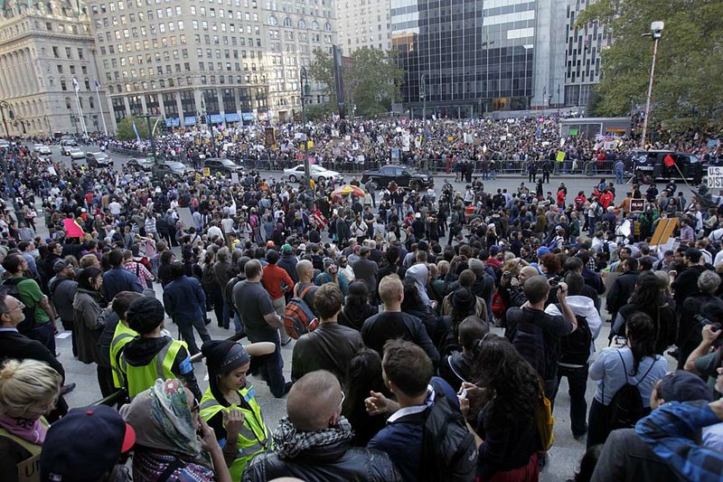 Unions join Wall Street protest | The Arkansas Democrat-Gazette ...