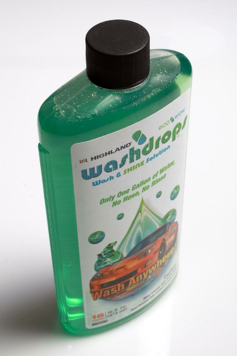 WashDrops No Hose No Rinse Green Car Wash Solution