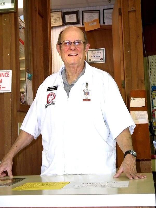 Jerry Young, pharmacist at the Decatur General Store, is retiring after a career spanning 50 years.