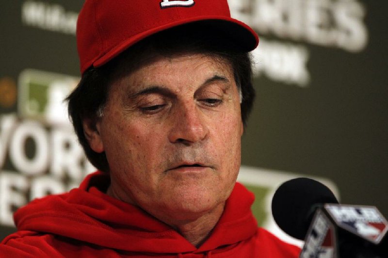 St. Louis Cardinals Manager Tony La Russa said Tuesday he was at fault for the bullpen screwup in Monday’s 4-2 World Series loss to Texas. 