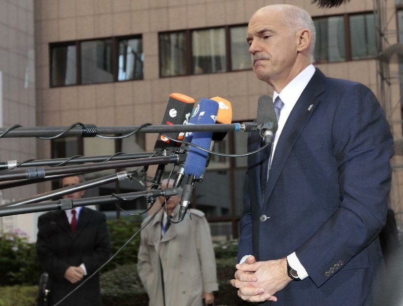 Greek Prime Minister George Papandreou said at Wednesday’s 17-nations summit in Brussels that the challenge for Europe is not just to save the euro, but also to “safeguard the ideals we cherish so much.” 