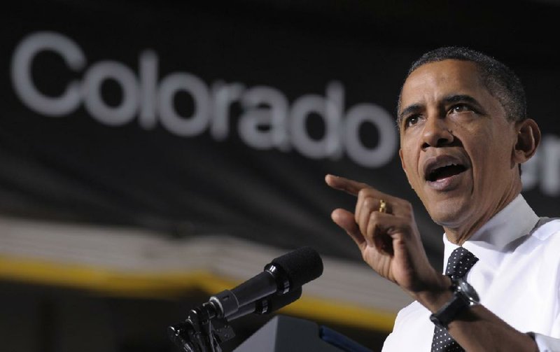 President Barack Obama talks about his student loans plan Wednesday at the University of Colorado in Denver. 